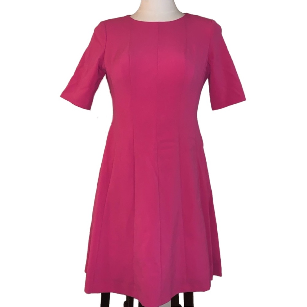 Jessica Howard Hot Pink Office Dress 4 petite